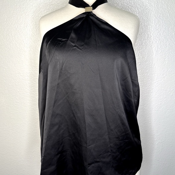 INC International Concepts Black halter Top - Picture 1 of 4